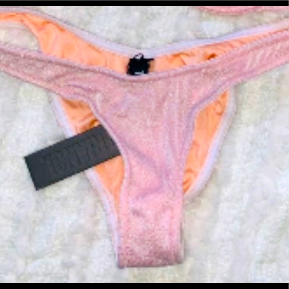 TRIANGL XXS BIKINI BOTTOM -Peach Sparkles